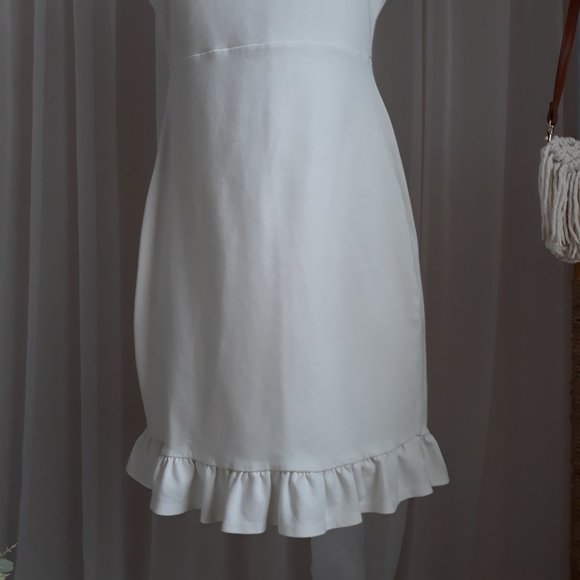 WOMEN'S CUFF DRESS IN IVORY COLOR / SIZE SMALL / LULU'S BRAND - Picture 4 of 11